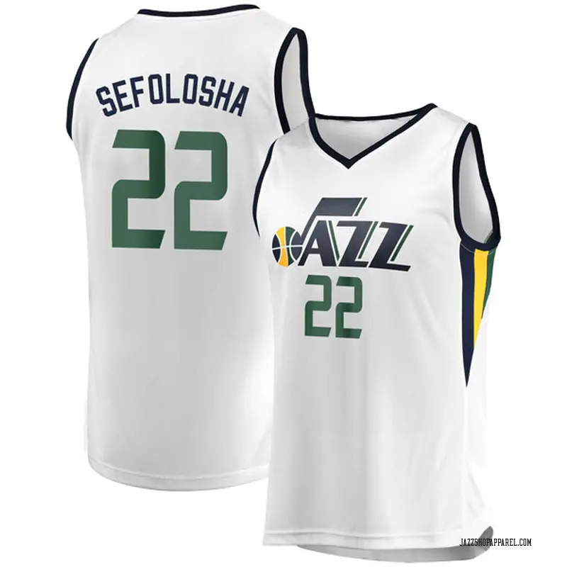 Fanatics Branded Utah Jazz Swingman White Thabo Sefolosha Fast Break Jersey - Association