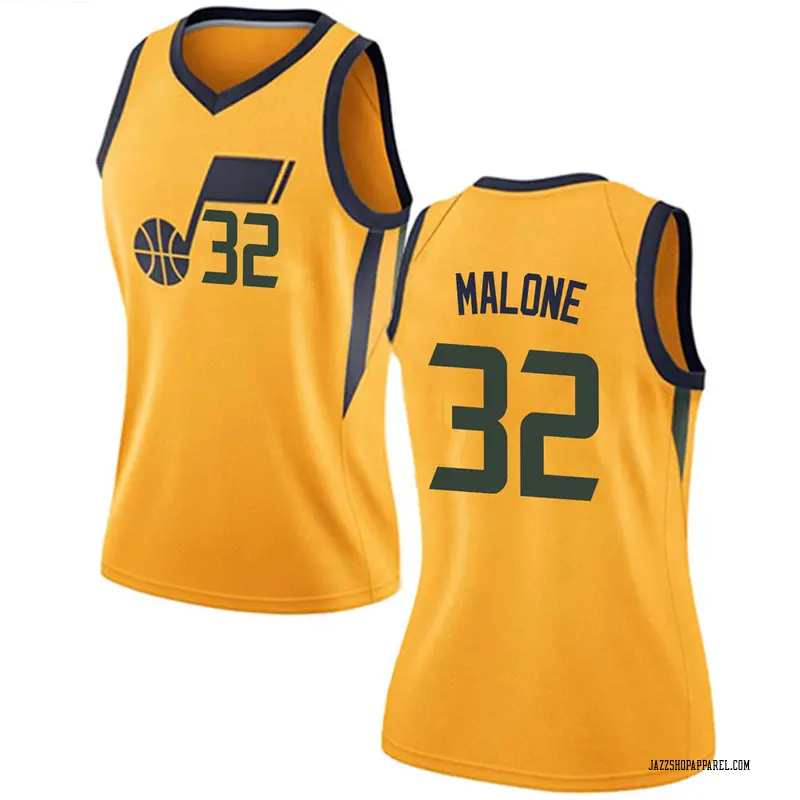 Utah Jazz Swingman Gold Karl Malone 