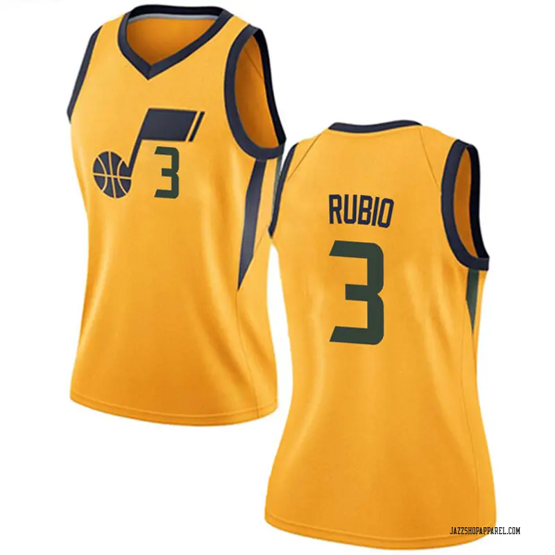 Utah Jazz Swingman Gold Ricky Rubio 