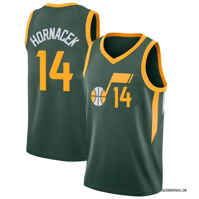Nike Utah Jazz Swingman Green Jeff Hornacek 2018/19 Jersey ...