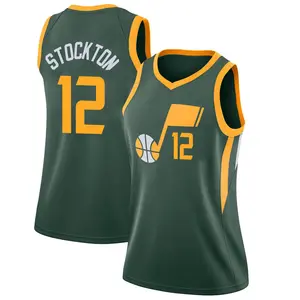 green john stockton jersey