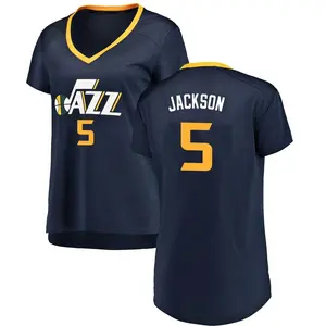 Utah Jazz Fast Break Navy Frank Jackson Jersey - Icon Edition - Women's