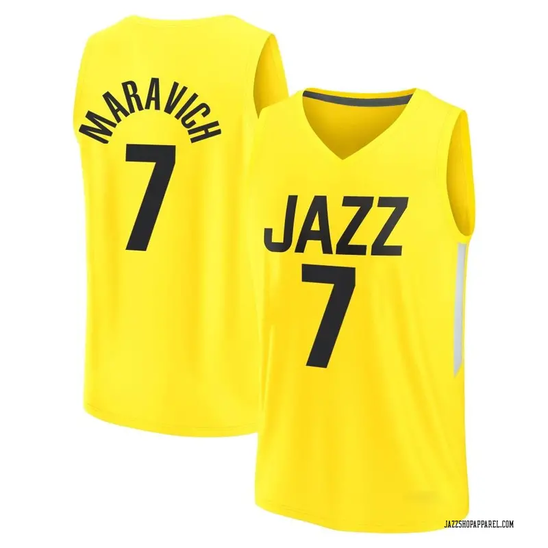 pete maravich utah jazz jersey