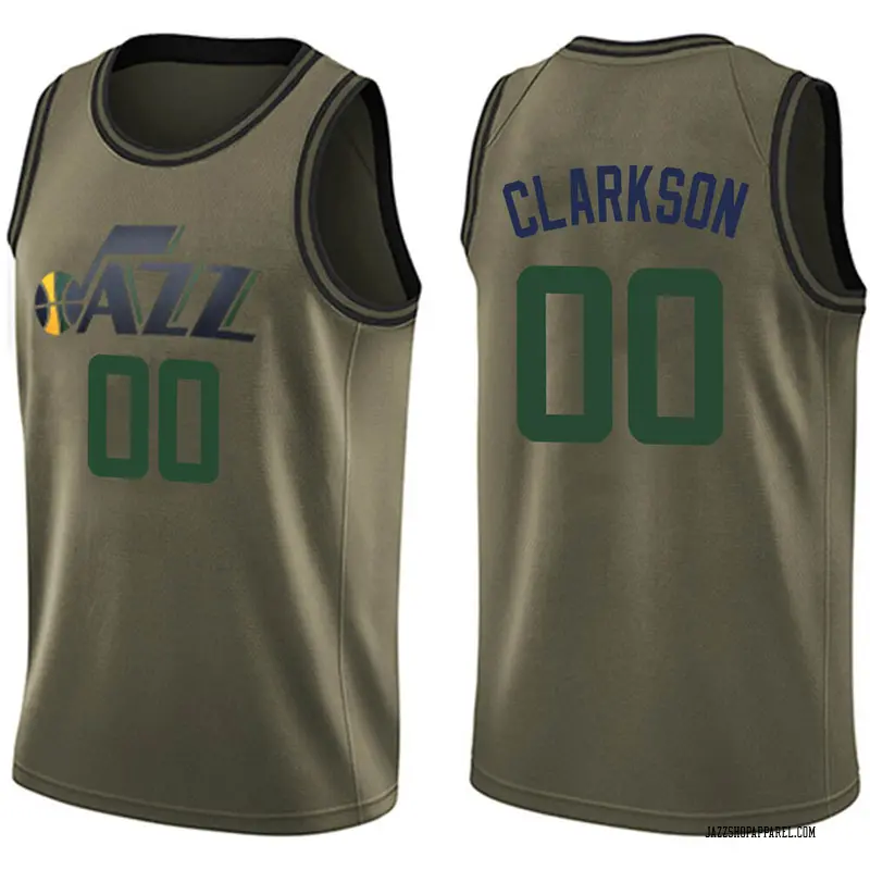 Utah Jazz Swingman Gold Jordan Clarkson Jersey - Statement Edition