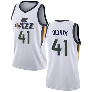 Men's Fanatics Branded Kelly Olynyk Yellow Utah Jazz 2022/23 Fast Break Replica Player Jersey - Icon Edition Size: 4XL